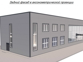 Склад-ангар из сэндвич-панелей